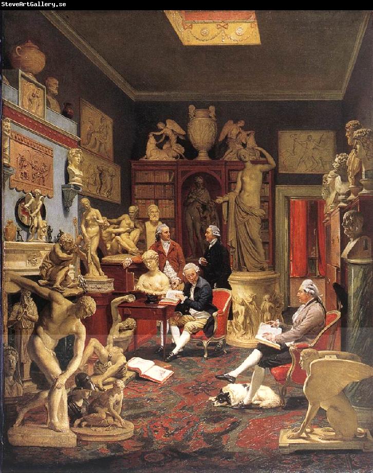 ZOFFANY  Johann Charles Towneley in his Sculpture Gallery